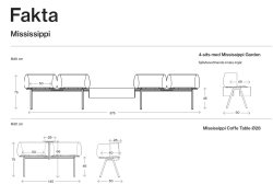 Mississippi soffa 4-sits